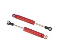 Rc Crawler Amortisseurs pour Axial pour SCX10 II RBX10 pour Wraith pour TRX4 1/10 2 Pièces 70/80/90/100/110 Mm Amortisseurs À Ressort Intégrés Voiture sur Chenilles RC(Red,90mm)
