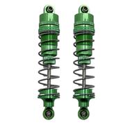 Rc Crawler Amortisseurs pour Huangbo 1/10 R1001 R1002 R1003 RC Car Accessories Amortisseurs Hydrauliques Avant Et Arrière Améliorés en Métal Pièces De Voiture RC(Green)
