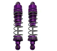 Rc Crawler Amortisseurs pour Huangbo 1/10 R1001 R1002 R1003 RC Car Accessories Amortisseurs Hydrauliques Avant Et Arrière Améliorés en Métal Pièces De Voiture RC(Purple)