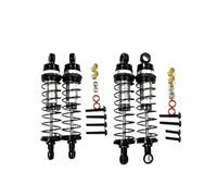 Rc Crawler Amortisseurs pour Losi 1/18 pour Mini-T 2.0 1/16 pour Mini-B Camions RC Amortisseurs Avant Et Arrière en Métal Pièces Mise À Niveau(Black)