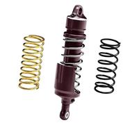 Rc Crawler Amortisseurs pour LOSI PROMOTO-MX LOS06000 LOS06002 1/4 Amortisseur Arrière en Alliage D'aluminium 7075 Moto(Brown)