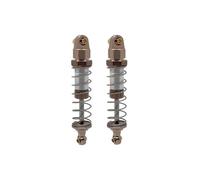 Rc Crawler Amortisseurs pour MJX pour Hyper Go H12Y+ 2 Pièces Amortisseurs À Huile en Métal De Mise À Niveau pour Voiture sur Chenilles RC 1/12(Champagne Gold)
