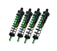 Rc Crawler Amortisseurs pour TRAXXAS 1/8 pour 4WD pour Sledge Aluminium Avant Et Arrière Réglable pour Amortisseurs À Ressort(Green)