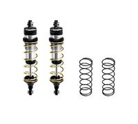 Rc Crawler Amortisseurs Pour Traxxas Jato 4x4 Pour Vxl 7462 1/8 104mm Alliage ArrièRe RéGlable PièCes Mise Niveau D'Amortisseur Ressort(Silver)