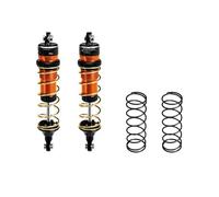 Rc Crawler Amortisseurs Pour Traxxas Jato 4x4 Pour Vxl 7462 1/8 104mm Alliage ArrièRe RéGlable PièCes Mise Niveau D'Amortisseur Ressort(Orange)