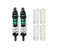 Rc Crawler Amortisseurs pour Traxxas pour Mini pour MAXX 107154-1 Alliage Avant/arrière Réglable pour Amortisseur À Ressort 87 Mm(Green)