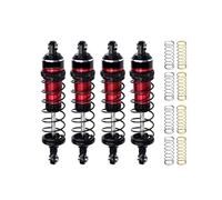 Rc Crawler Amortisseurs pour Traxxas pour Mini pour Maxx 87mm GPM Amortisseurs Avant Et Arrière Réglables Alliage pour Réparation Et Mise Niveau Accessoires Pièces Rechange(Red)