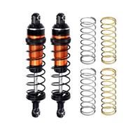 Rc Crawler Amortisseurs pour Traxxas pour Mini pour Maxx Monster Truck 107154-1 GPM 3760 10765 Amortisseur Avant Arrière Alliage Métallique 7075 87mm Pièces Mise À Niveau Voiture RC(Orange)