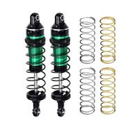 Rc Crawler Amortisseurs pour Traxxas pour Mini pour Maxx Monster Truck 107154-1 GPM 3760 10765 Amortisseur Avant Arrière Alliage Métallique 7075 87mm Pièces Mise À Niveau Voiture RC(Green)