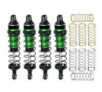 Rc Crawler Amortisseurs pour Traxxas pour Mini pour Maxx Monster Truck 1071541 Voiture Télécommandée GPM Métal 7075 3760 10765 Amortisseur Avant Et Arrière en Alliage Daluminium 87 Mm(Green)