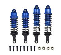 Rc Crawler Amortisseurs pour Traxxas pour Slash 4x4 4x4 2x4 pour Rustler pour VXL pour Stampede 1/10 Amortisseurs Avant Arrière Assemblés Pièce Mise Niveau pour Voiture Télécommandée(Navy Blue)