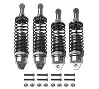 Rc Crawler Amortisseurs pour Traxxas pour Slash pour Stampede pour Rustler pour VXL pour Rally 4X4 1/10 RC Car Amortisseur Entièrement en Métal Amortisseur Avant Et Arrière(Titanium)