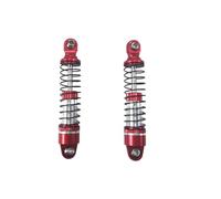 Rc Crawler Amortisseurs pour TRX4M 1/18 2 Pièces De 59 Mm De Long Amortisseur Fileté À Huile Pièces Et Accessoires pour Véhicules À Chenilles RC Mise À Niveau Remplacement Et Utilisation(Red)