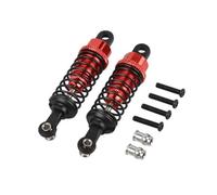 Rc Crawler Amortisseurs pour WLtoys A959 A969 A979 K929 pour HPI pour HSP Traxxas pour Losi pour Tamiya 1/18 2 Pièces Amortisseurs À Huile Réglables 65 Mm Voiture(Red)