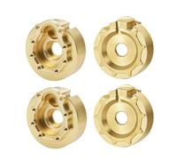RC Crawler Brass Wheel Hub Weight Kit 1:10 Scale pour l'hébergement Portable Compatible avec(2Pair)