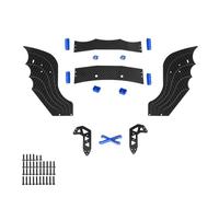 RC Crawler Cadre pour Arrma F1 1/7 1 Ensemble Fibre De Carbone Réglable Aileron Arrière Voiture RC Véhicules À Chenilles Accessoires Mises Niveau Remplacement Réparation(Blue)