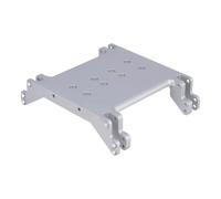 RC Crawler Cadre pour Axial pour SCX10 pour Wraith 90018 90053 RR10 1/10 Plaque Protection Transmission Aluminium Boîte Vitesses Cage Sécurité Remplacement Véhicule Radiocommandé(Gray)