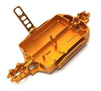 RC Crawler Cadre pour Hyper GO pour MJX 16207 16208 16209 16210 H16 M162 Kit Châssis Métallique Modèle Réduit Voiture Radiocommandée Camion pour Buggy Mise À Niveau(Yellow)