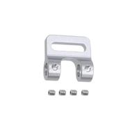 RC Crawler Cadre Pour LCG pour TRX4 pour SCX10 pour Capra 1/10 CNC Aluminium réglable avant arrière modulaire pare-chocs guide-câble les mises à niveau du châssis(Fairlead Silver)