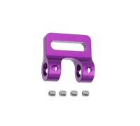 RC Crawler Cadre Pour LCG pour TRX4 pour SCX10 pour Capra 1/10 CNC Aluminium réglable avant arrière modulaire pare-chocs guide-câble les mises à niveau du châssis(Fairlead Purple)