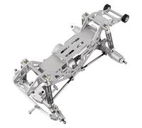 RC Crawler Cadre Pour Losi Pour Mini Pour LMT 1/18 Niveau Métal Pour Châssis Assemblage Essieux Boîte Vitesses RC Monster Truck Brossé Pièce Alliage D'aluminium(Silver Frame)