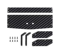 RC Crawler Cadre pour Mini-B pour Losi 1/16 Aileron Arrière Fibre Carbone Crawler RC Détachées Accessoires Mises À Niveau Remplacement Réparation