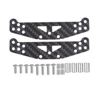 RC Crawler Cadre pour Tamiya pour TT-01 pour TT01 1/10 Fibre Carbone Amortisseur Support Batterie Plaque Supérieure Pont RC Voiture Accessoires Pièces Mise Niveau(Damper Stay)