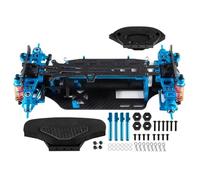 RC Crawler Cadre Pour Tamiya Pour TT01 1/10 Alliage Métallique Fibre De Carbone Pour Châssis Roues En Plastique Cadre Kit Voiture RC Bricolage Mise À Niveau Accessoires