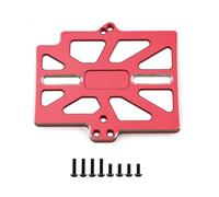 RC Crawler Cadre pour Traxxas pour Mini pour Maxx Plaque Montage Métallique Variateur MAX10 2S 3S Voiture RC Monster Truck Mises À Niveau Remplacement Réparation(Red)