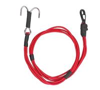 RC Crawler Kinetic Strap Strap Elastic Rescue Rescue Towing Remor Rope Corde avec crochets pour 1/10 1/8 RC VOITURE (Rouge)