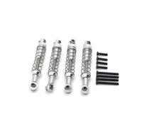 RC Crawler Metal Shock Absorber Set 1/10 Scale Compatible avec MN D90 D91 D96 Mn98 99S(Silver)