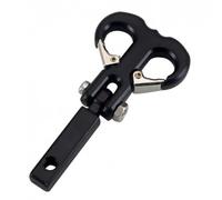 RC Crawler Metal Tow Hook 1/10 Scale Front et Rear Bumper Accessoire Compatible avec SCX10 Yikong(Black)