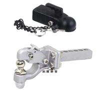 RC Crawler Metal Tow Hook Drop Hitch Receiver 1/10 Scale Compatible avec SCX10ii G63 D90(Two-Piece Silver)
