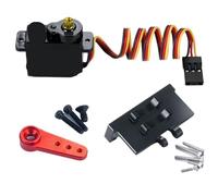 RC Crawler Servo Mount avec 15T Arm pour 1/24 Scale Compatible avec SCX24 C10 Bronco(Green)