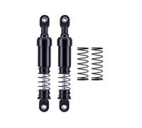 RC Crawler Shock Absorber 1/10 Scale Aluminum Big Bore Oil Damper Compatible avec Cheater Rigs et Gamde R1 Comp Builds(Black 95mm 2pcs)
