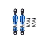RC Crawler Shock Absorber 1/10 Scale Aluminum Big Bore Oil Damper Compatible avec Cheater Rigs et Gamde R1 Comp Builds(Blue 75mm 2pcs)