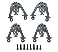 RC Crawler Shock Absorber Set Front et Rear avec Montant Post Lift pour 1/10 Scale Compatible avec Divers modèles(Light Grey)
