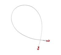 RC Crawler Tow Rope avec Hook 1/18 1/24 Accessoire de récupération métallique d'échelle Compatible avec 1/18 / 24 Crawlers RC