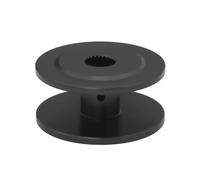RC Crawler Winch Spool 1/10 Scale 25T Aluminium Compatible avec VS4-10 Chassis(25x12mm Black)