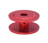 RC Crawler Winch Spool 1/10 Scale 25T Aluminium Compatible avec VS4-10 Chassis(25x12mm Red)