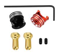 RC Crawlers Composants Connecteurs Fiches Banane Avec Couvercle Refroidissement 1 Paire Drone RC Lipo Modèle D'avion Voiture Pièces Mise Niveau Accessoire Remplacement(Size1)