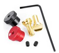 RC Crawlers Composants Connecteurs Fiches Banane Avec Couvercle Refroidissement 1 Paire Drone RC Lipo Modèle D'avion Voiture Pièces Mise Niveau Accessoire Remplacement(Size2)