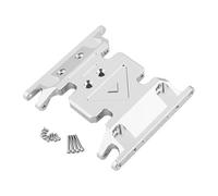 RC Crawlers Composants Pour Axial Pour SCX10 II 90046 AXI90075 1/10 1pc Support Transmission Alliage D'aluminium Plaque Antidérapante RC Chenille Mise À Niveau Pièces Remplacer(Silver)