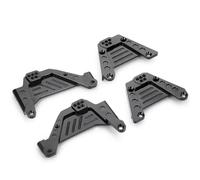 RC Crawlers Composants Pour Axial Pour SCX10 III Pour Bronco Pour Gladiator Pour Wrangler Base Camp AXI03027 AXI1375 1/10 Support D'amortisseur Avant Arrière Voiture RC