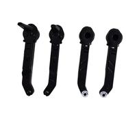 RC Crawlers Composants pour E88 E99 Ensemble D'axes Bras Moteur Avant Arrière 4 Pièces D'assemblage RC Quadcopter Remplacement Modifié Mise À Niveau Modifications(Black)