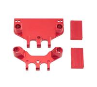 RC Crawlers Composants Pour MN128 MN86 MN86S MN86K MN86KS Pour MN G500 4WD 1/12 RC Crawler Car Upgrade Parts Support Liaison Tige Montage Servo Métal(Red)