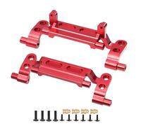 RC Crawlers Composants Pour MN99S Gen2 Pour MN78 Pour MN168 1/12 Support Biellette Direction Essieu Avant Arrière Base Traction Pièces Rechange Voiture RC Accessoire Mise À Niveau(Red)