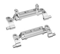 RC Crawlers Composants Pour MN99S Gen2 Pour MN78 Pour MN168 1/12 Support Biellette Direction Essieu Avant Arrière Base Traction Pièces Rechange Voiture RC Accessoire Mise À Niveau(Silver)