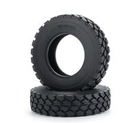 RC Crawlers Composants Pour Tamiya Pour Rock 1/14 Roues Caoutchouc Pneus RC Remorque Sur Chenilles Tracteur Camion Voiture Pièces Modèle Accessoire(25mm,2pcs)