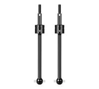 RC Crawlers Composants Pour Tamiya Pour TT02B Pour Buggy 1/10 1 Paire D'arbre D'entraînement CVD Acier Avant Arrière Modèle Universel Dogbone Pièces Mise À Niveau Voiture RC(Black)